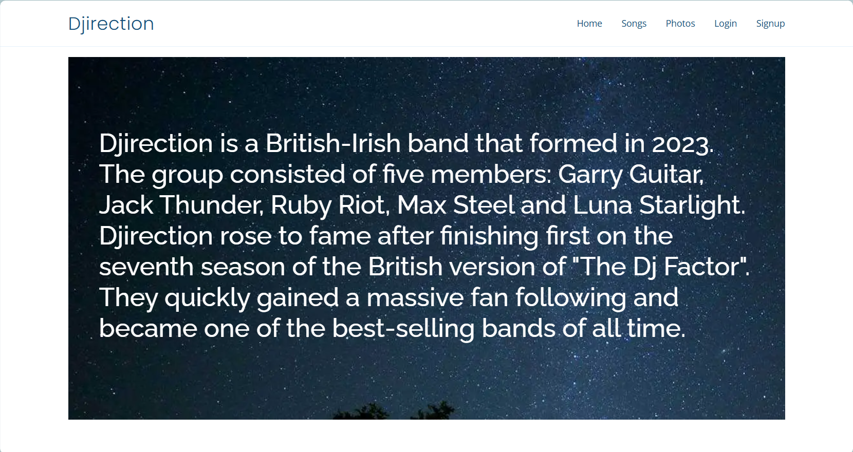 Band Site Back-End