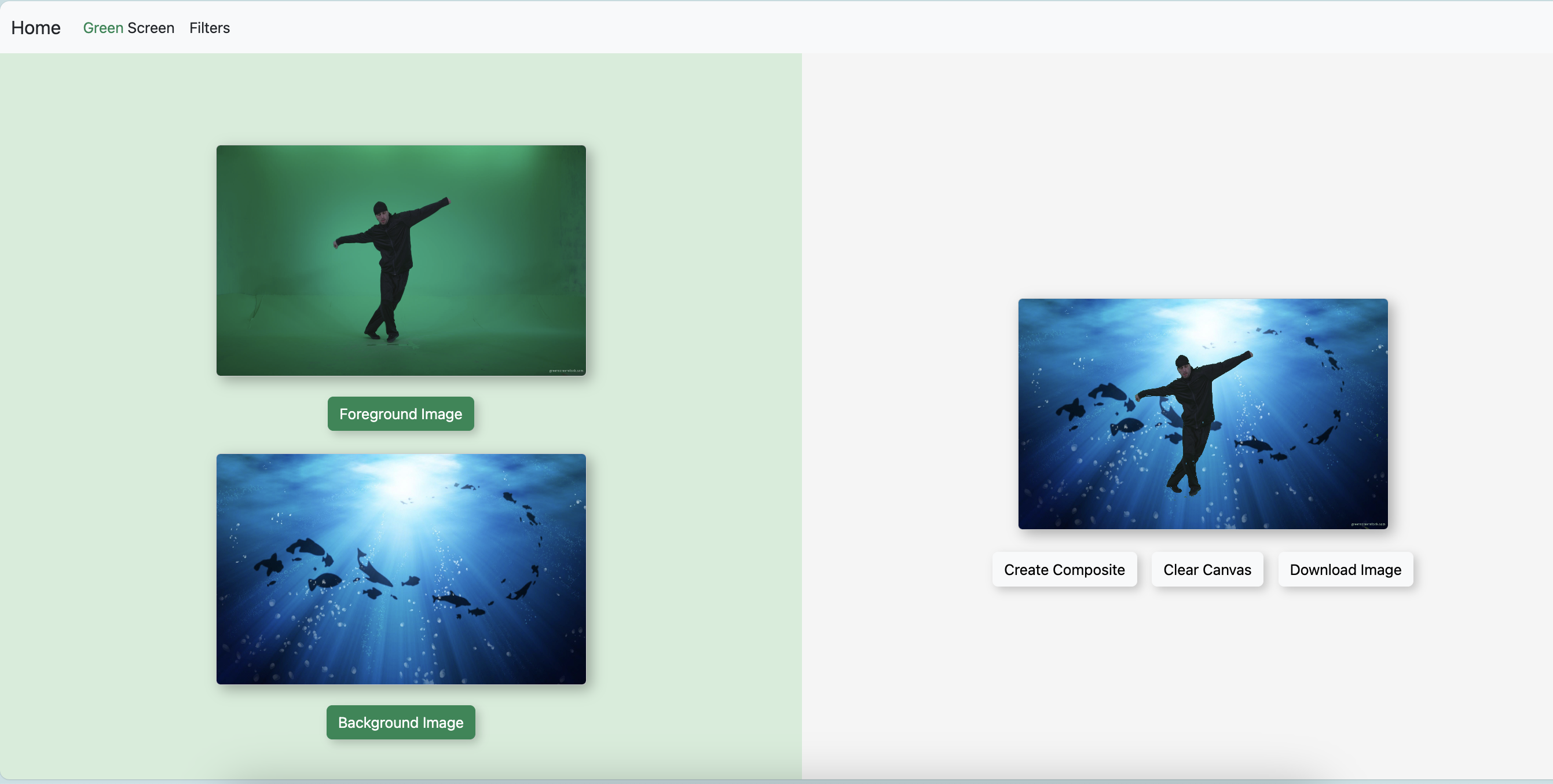 Green Screen Composer